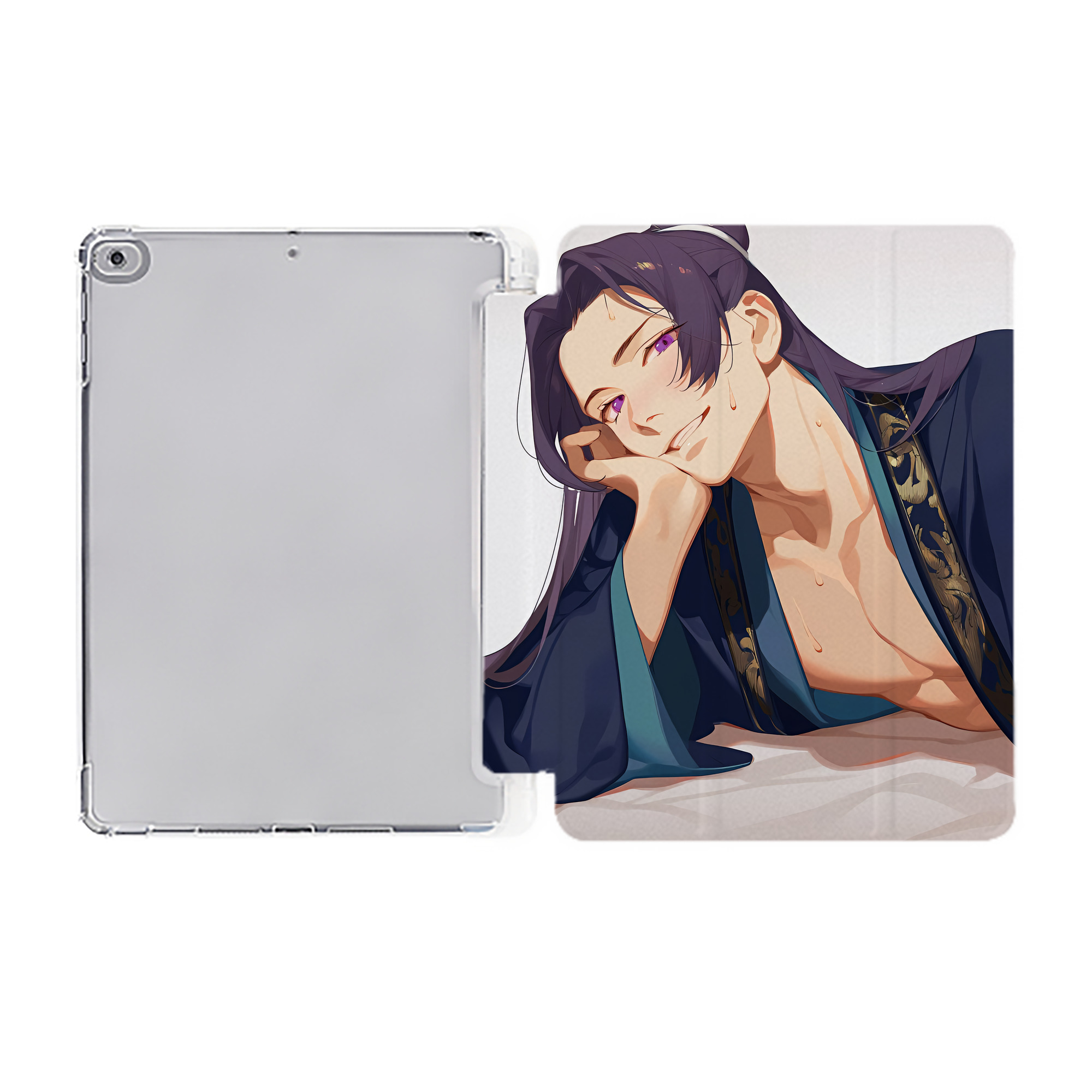 （画像用） 薬屋のひとりごと The Apothecary Diaries IPad ケース ペン収納付き 三つ折りスタンド PUレザー×シリコン 対応機種9.5/10.5/10.9インチ